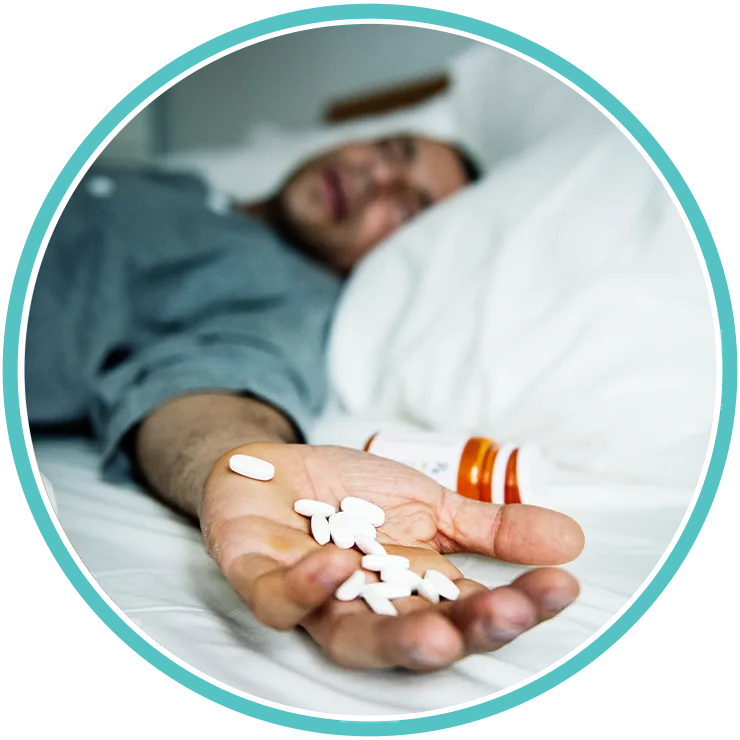 Symbolic image showing the daily impact of opioid use and the path to stability with MAT.